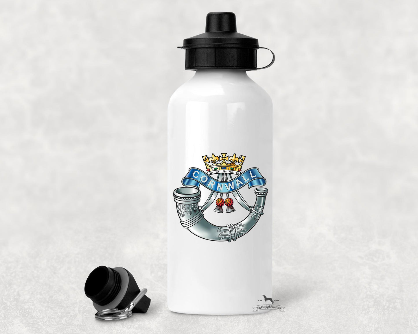 Duke of Cornwall's Light Infantry - Aluminium Water Bottle
