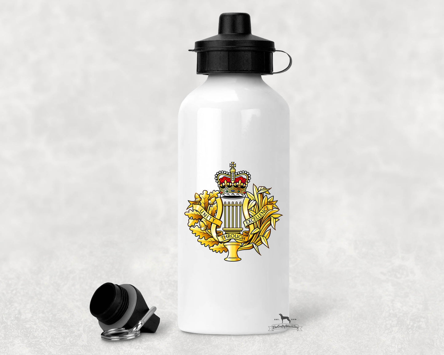 Royal Corps of Army Music - Aluminium Water Bottle
