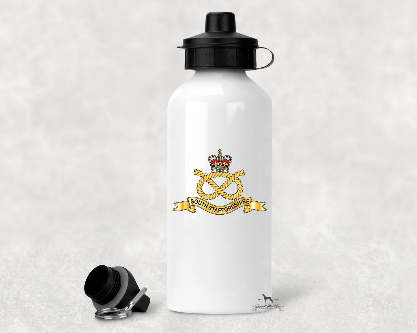 South Staffordshire Regiment - Aluminium Water Bottle