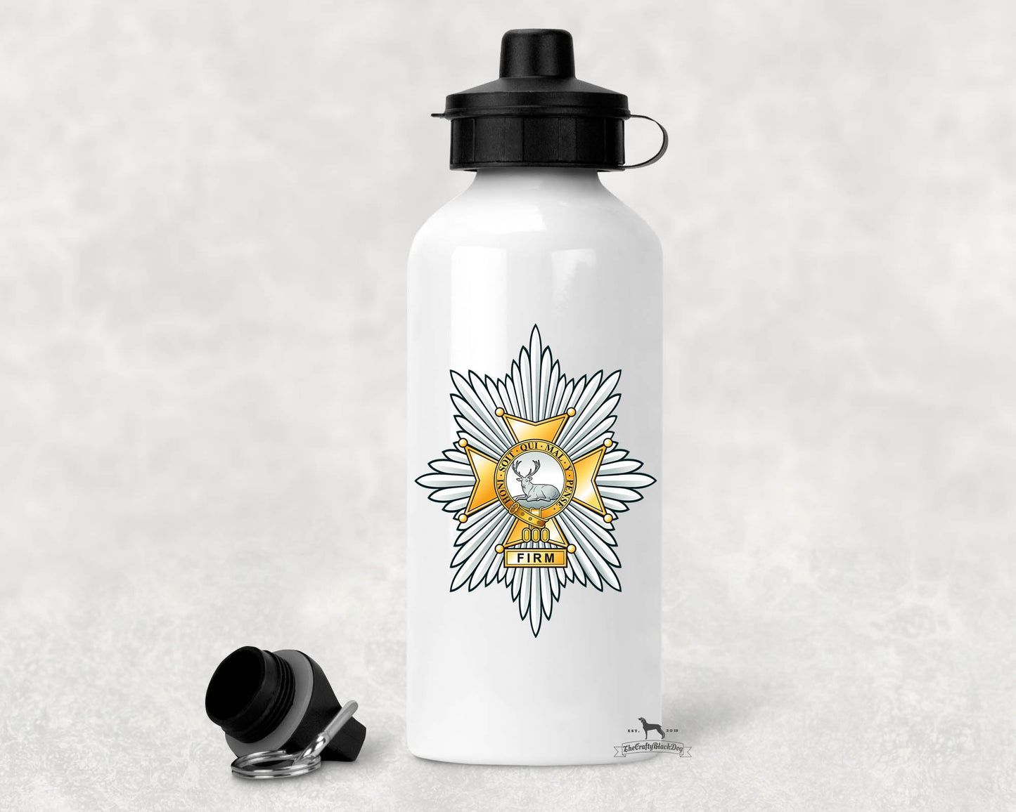 Worcestershire and Sherwood Foresters Regiment - Aluminium Water Bottle