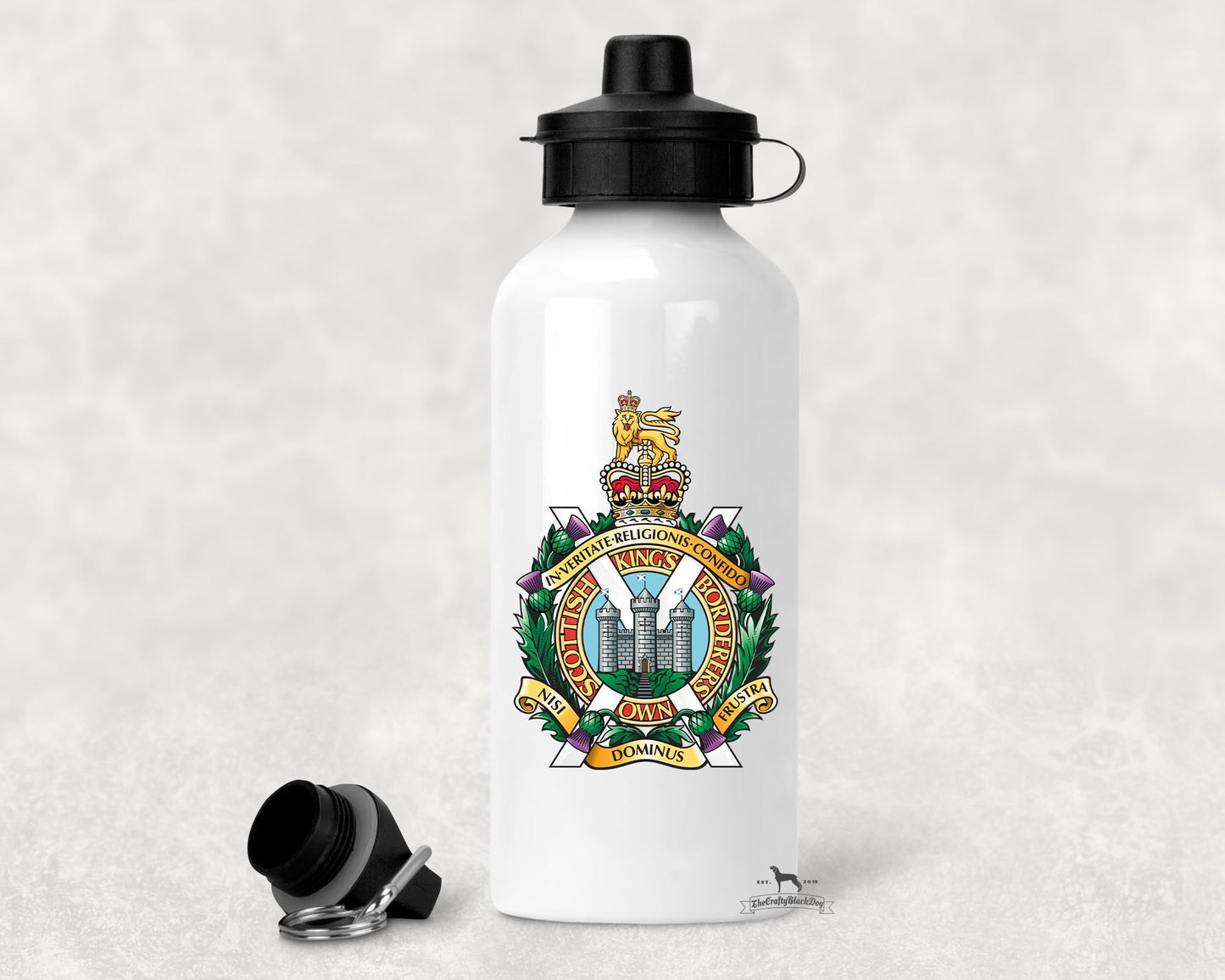 King's Own Scottish Borderers - Aluminium Water Bottle