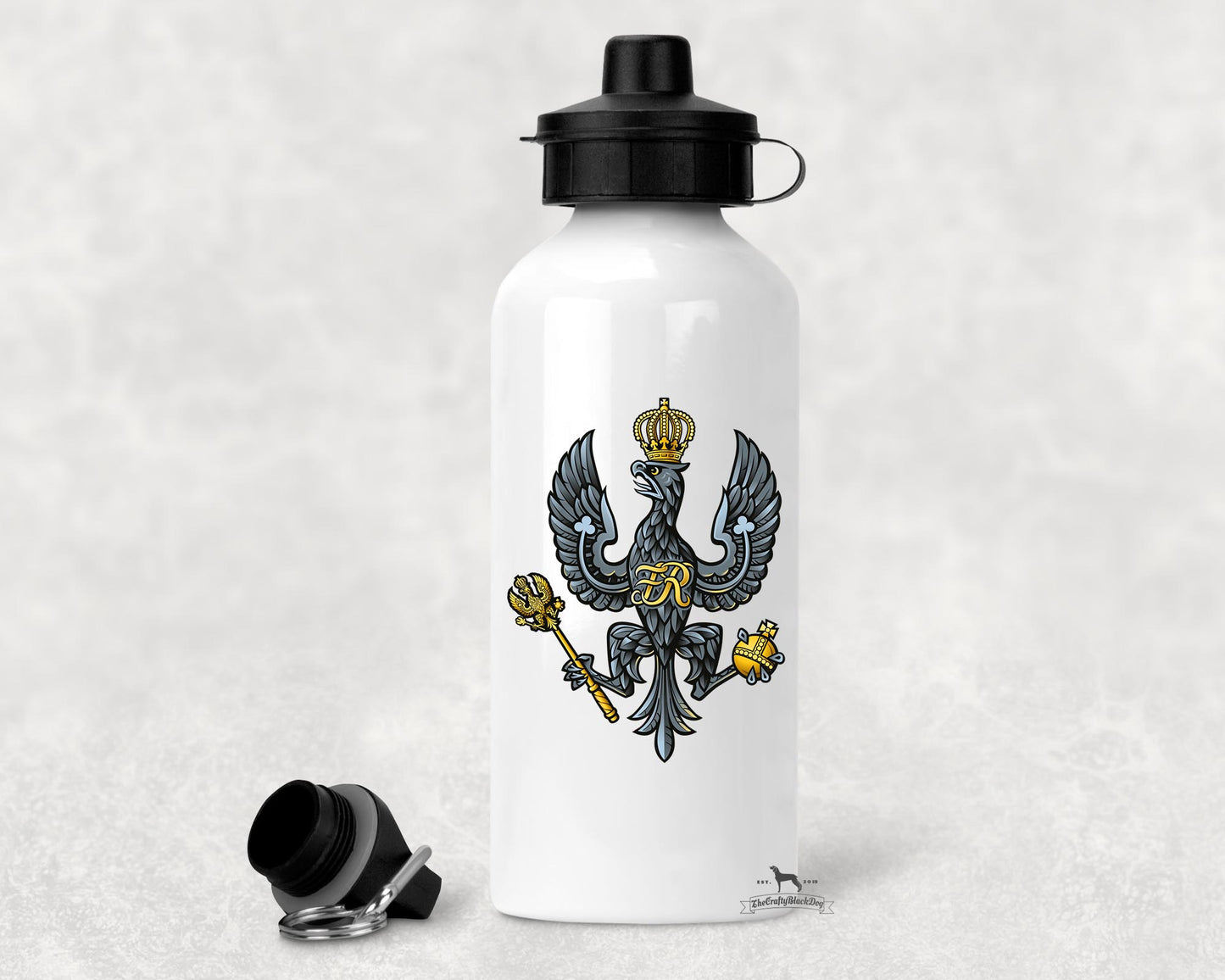 KING'S ROYAL HUSSARS - ALUMINIUM WATER BOTTLE