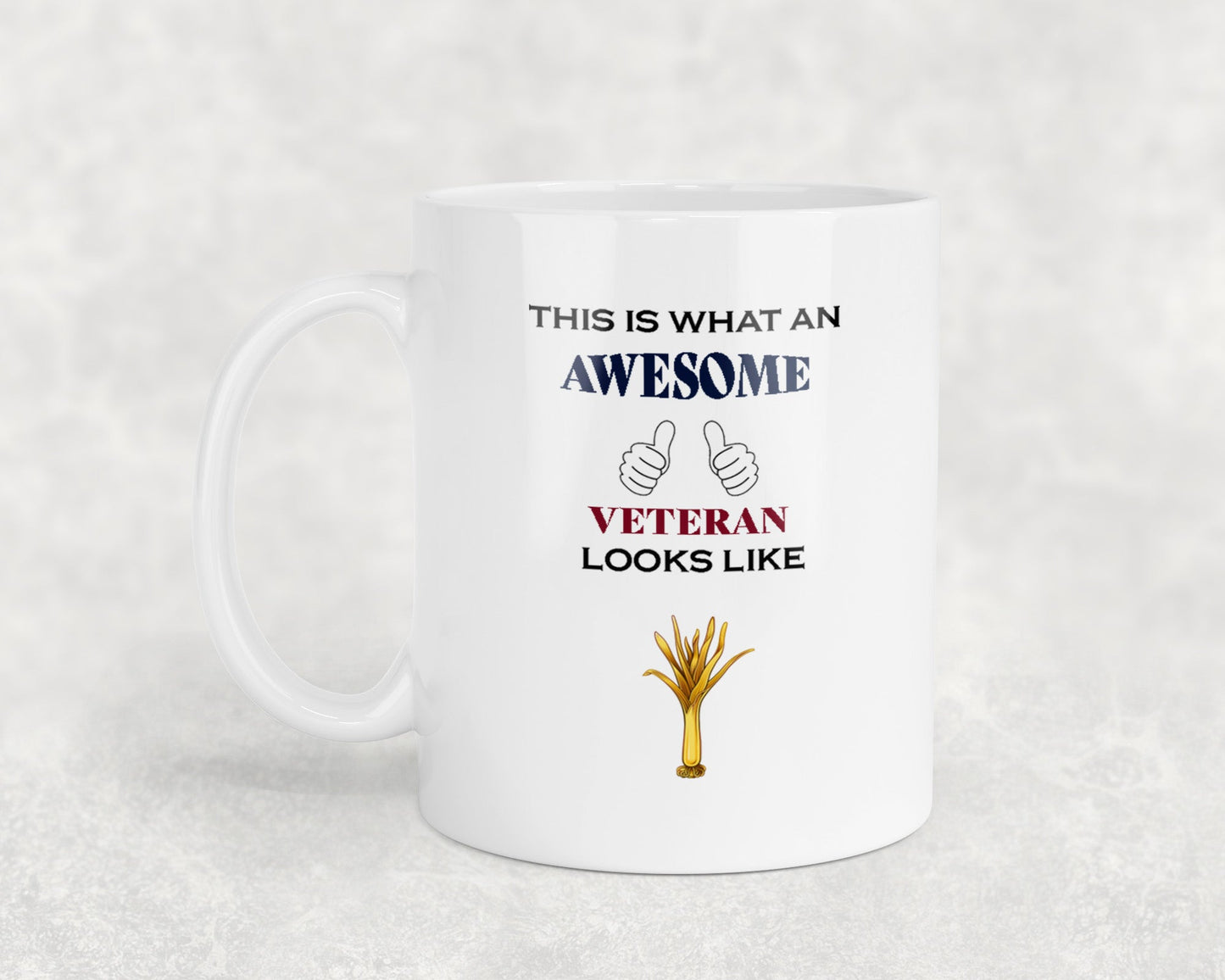 Welsh Guards Cap Badge - Veteran - 11oz Mug