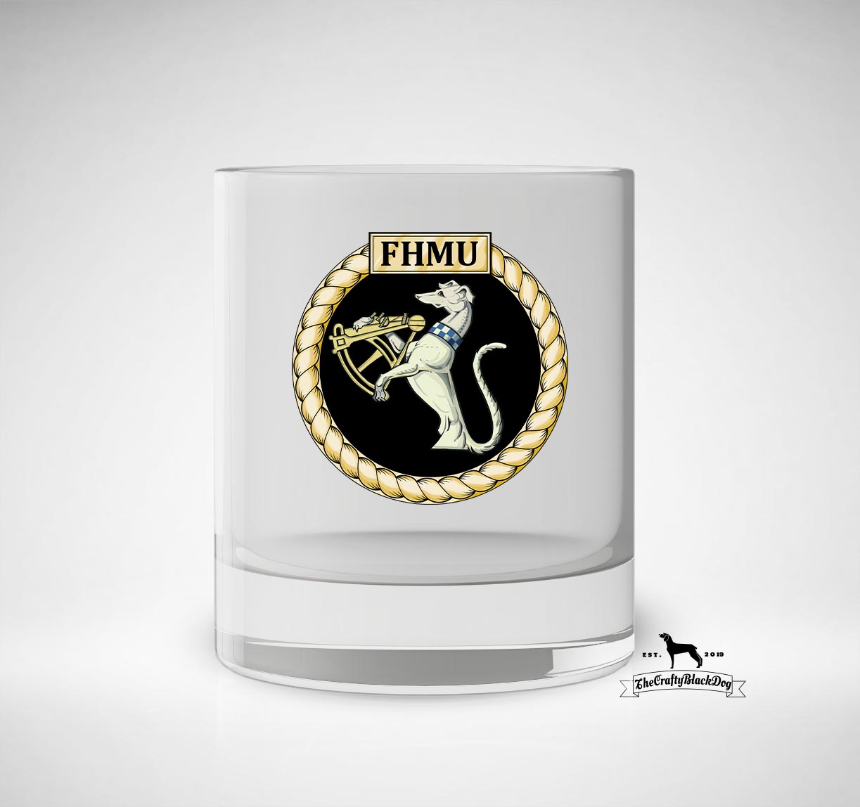 Fleet Hydrographic Meteorological Unit FHMU - Whiskey/Spirit Glass
