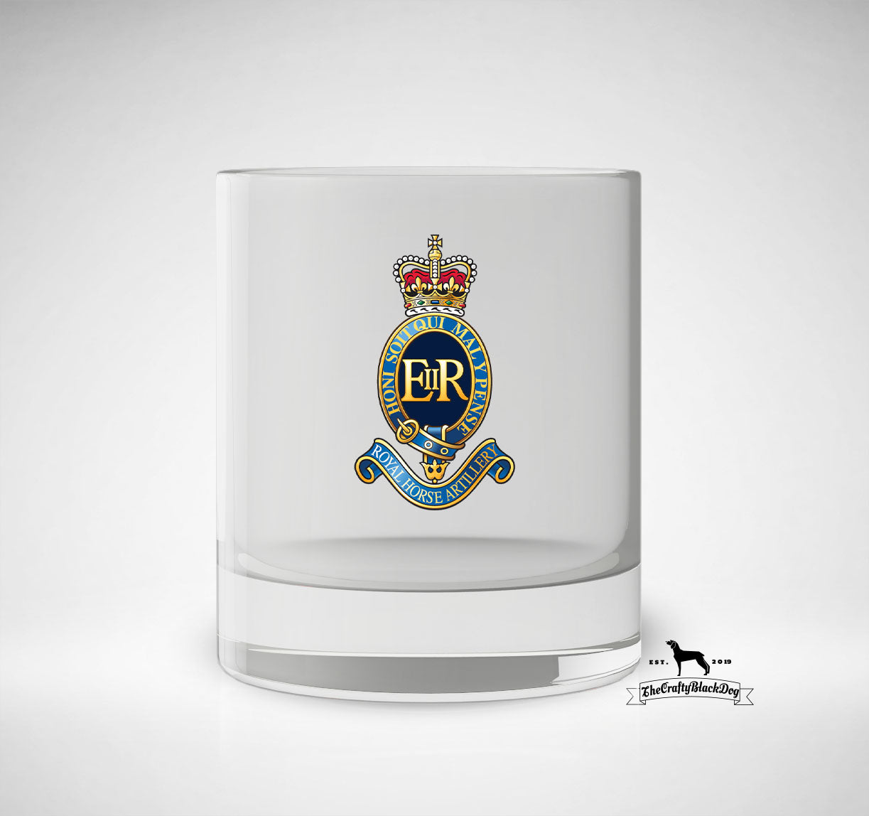 1 Royal Horse Artillery - Whiskey/Spirit Glass
