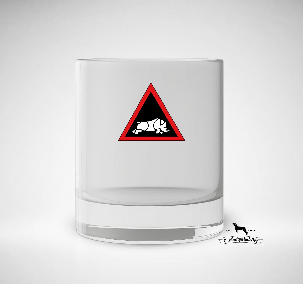 1st (United Kingdom) Division - Whiskey/Spirit Glass