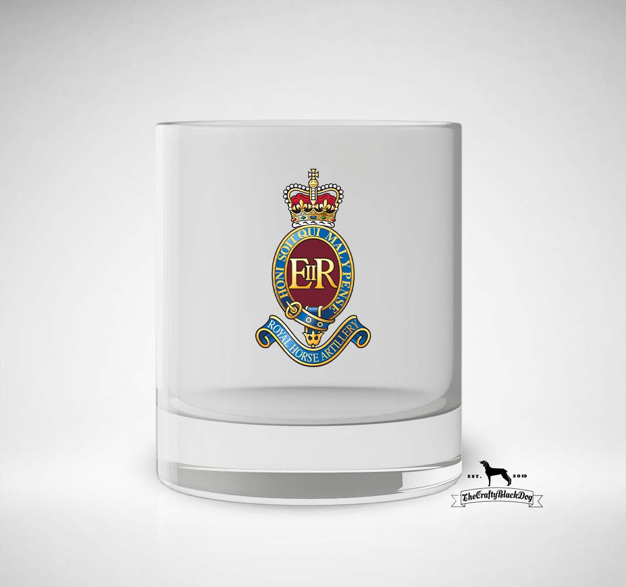 7 Para Royal Horse Artillery - Whiskey/Spirit Glass