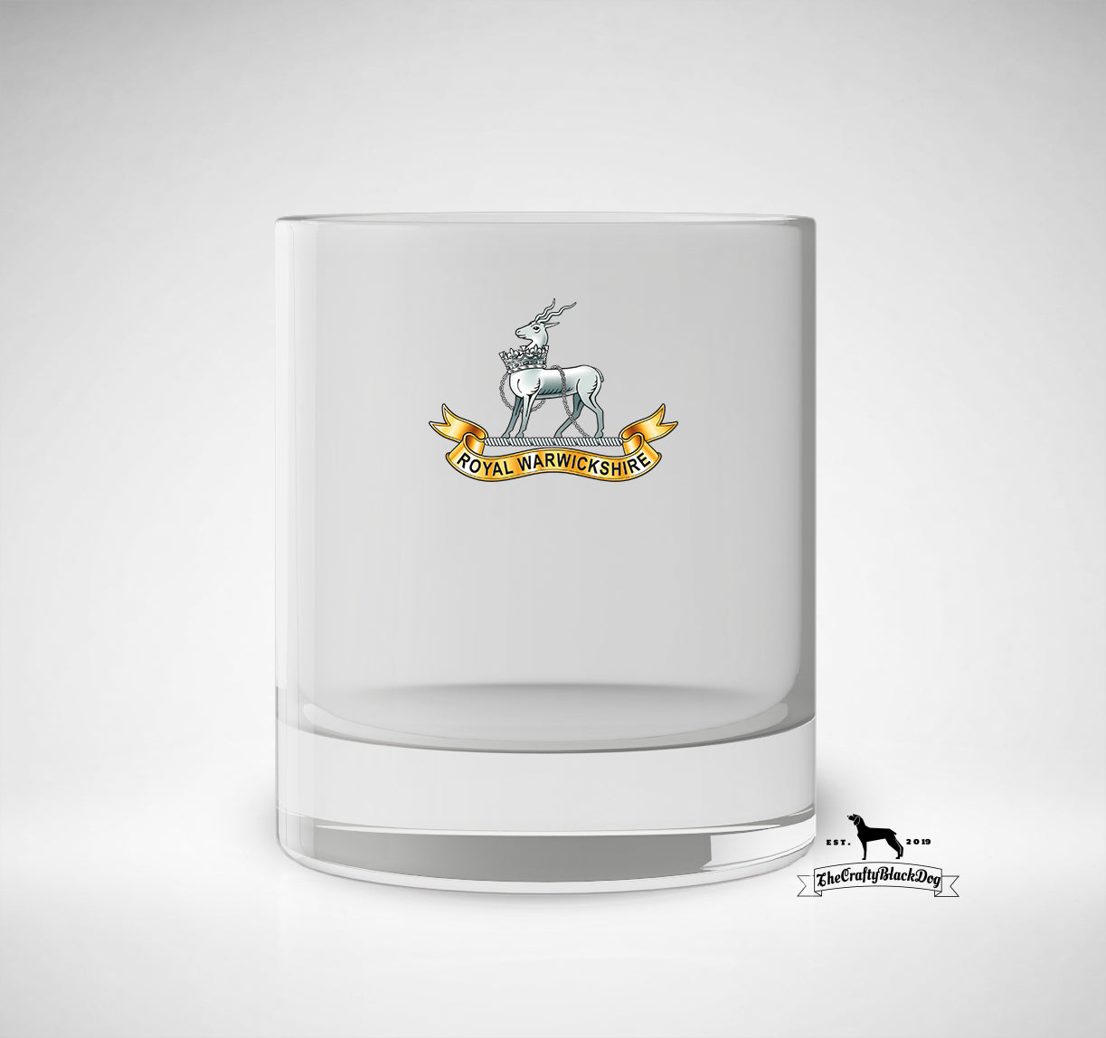 Royal Warwickshire Regiment - Whiskey/Spirit Glass