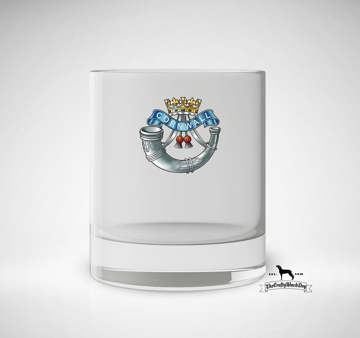 Duke of Cornwall's Light Infantry - Whiskey/Spirit Glass