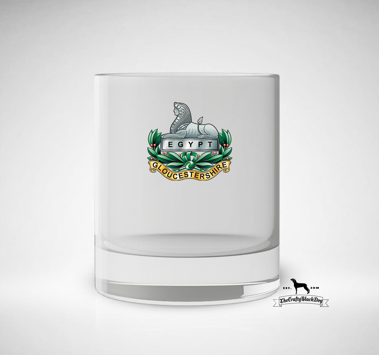 Gloucestershire Regiment - Whiskey/Spirit Glass