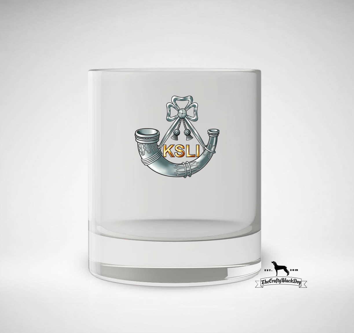 The King's Shropshire Light Infantry - Whiskey/Spirit Glass