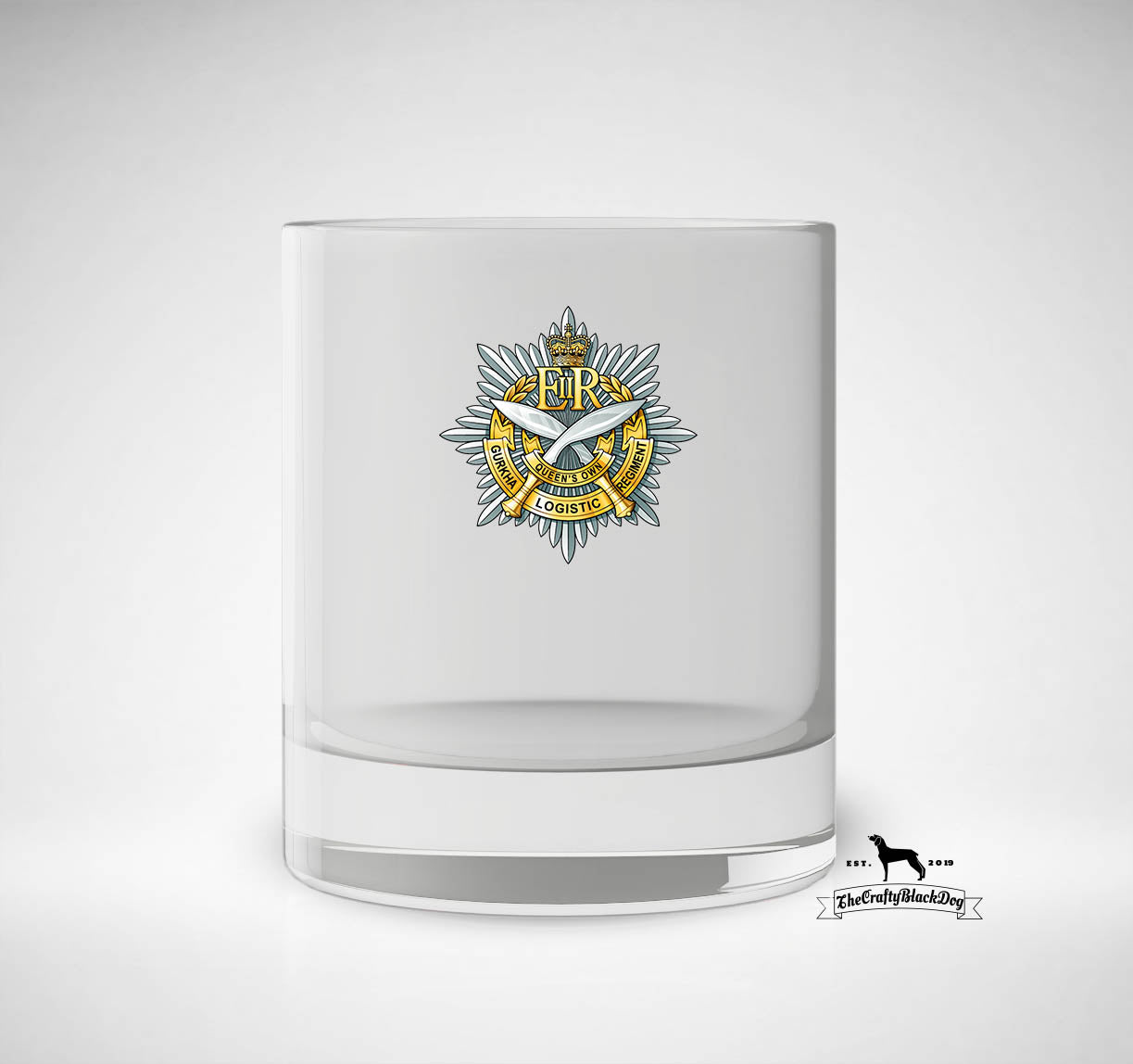 The Queen's Own Gurkha Logistic Regiment - Whiskey/Spirit Glass