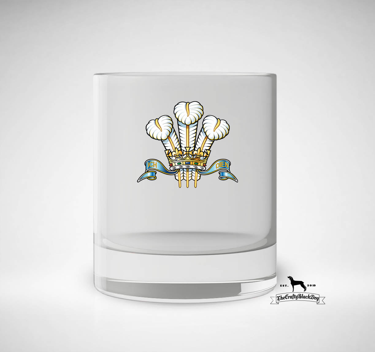 Royal Regiment of Wales - Whiskey/Spirit Glass