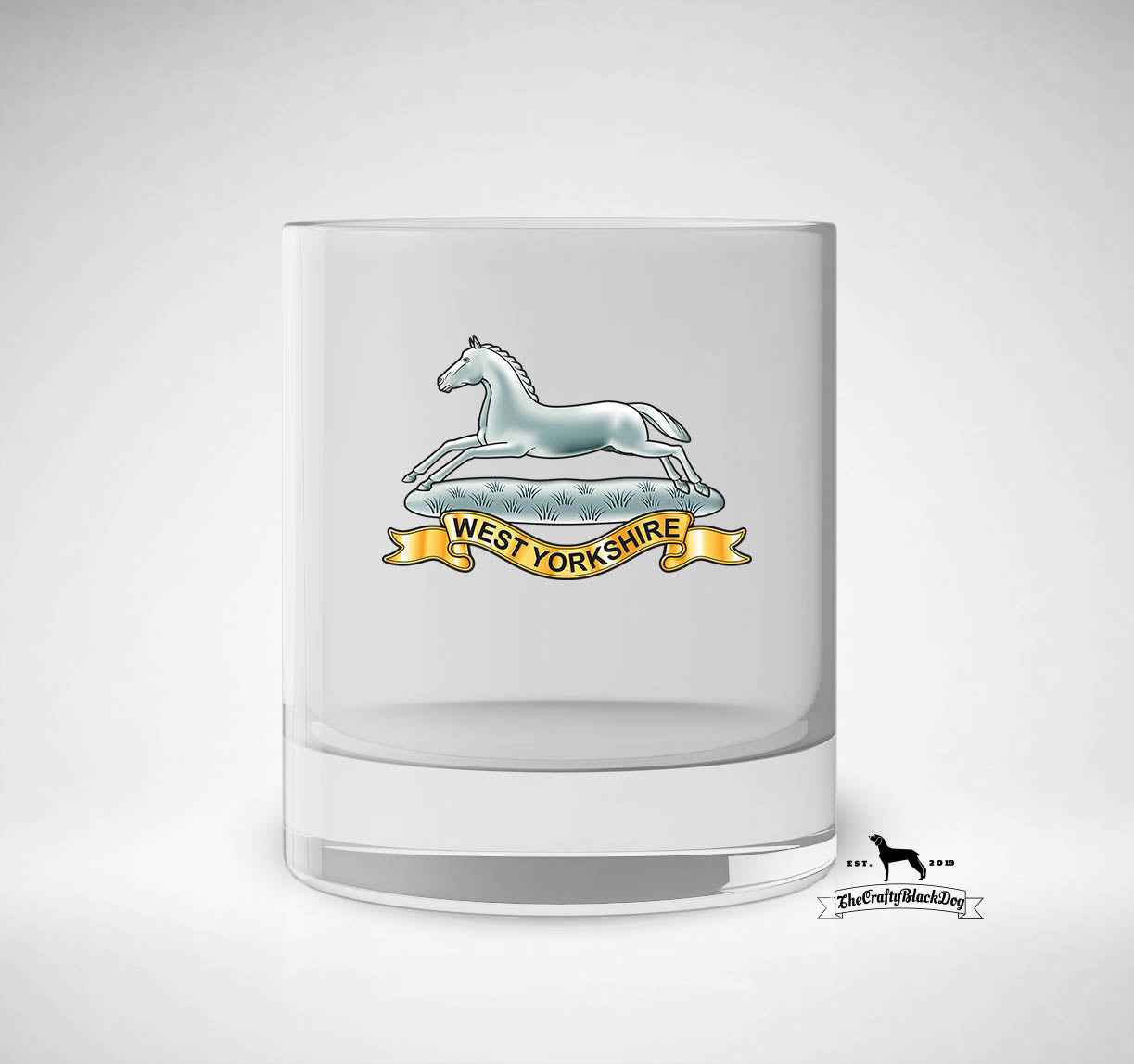 West Yorkshire Regiment - Whiskey/Spirit Glass