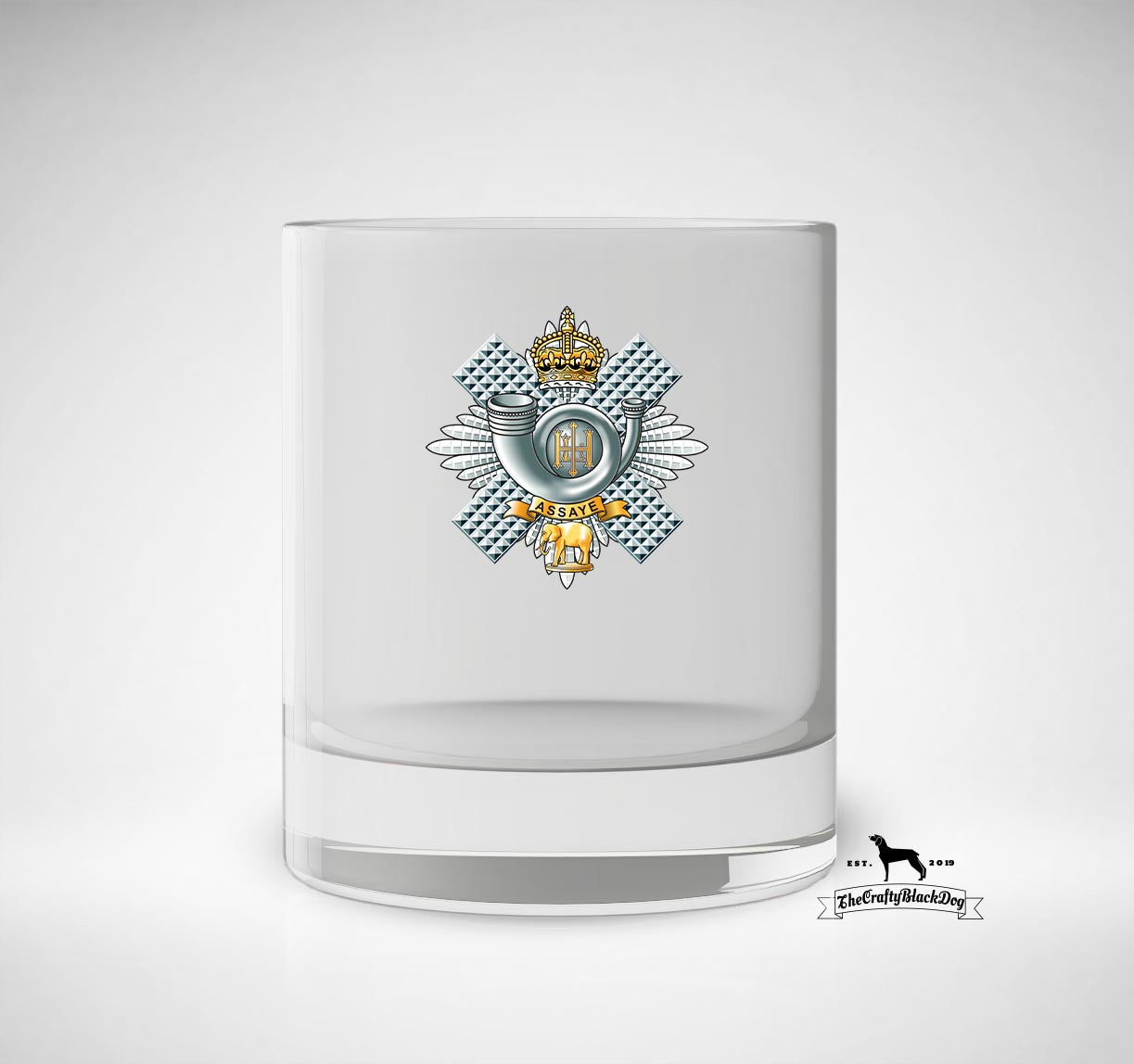 Highland Light Infantry - Whiskey/Spirit Glass