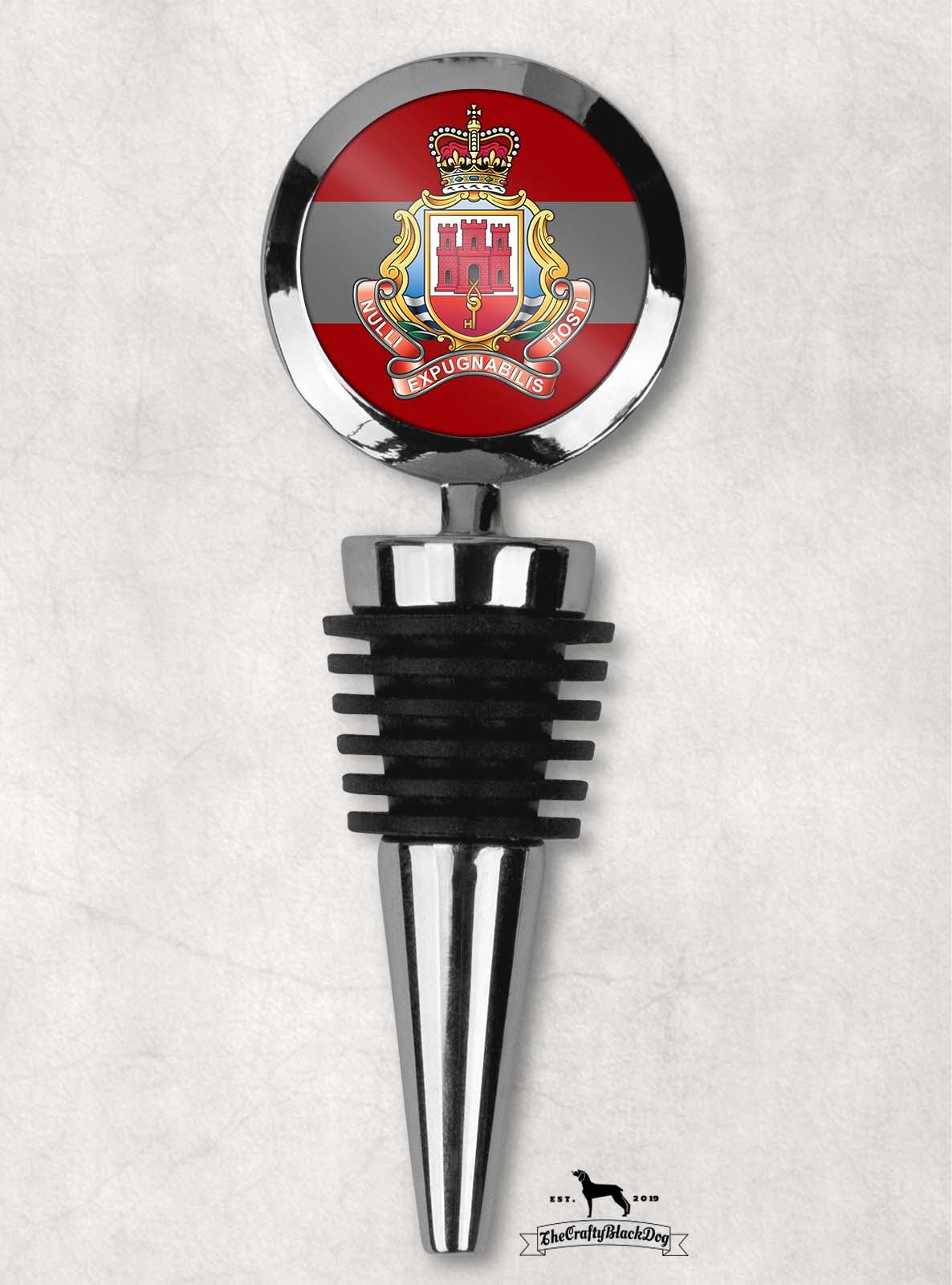 Royal Gibraltar Regiment - Wine Bottle Stopper
