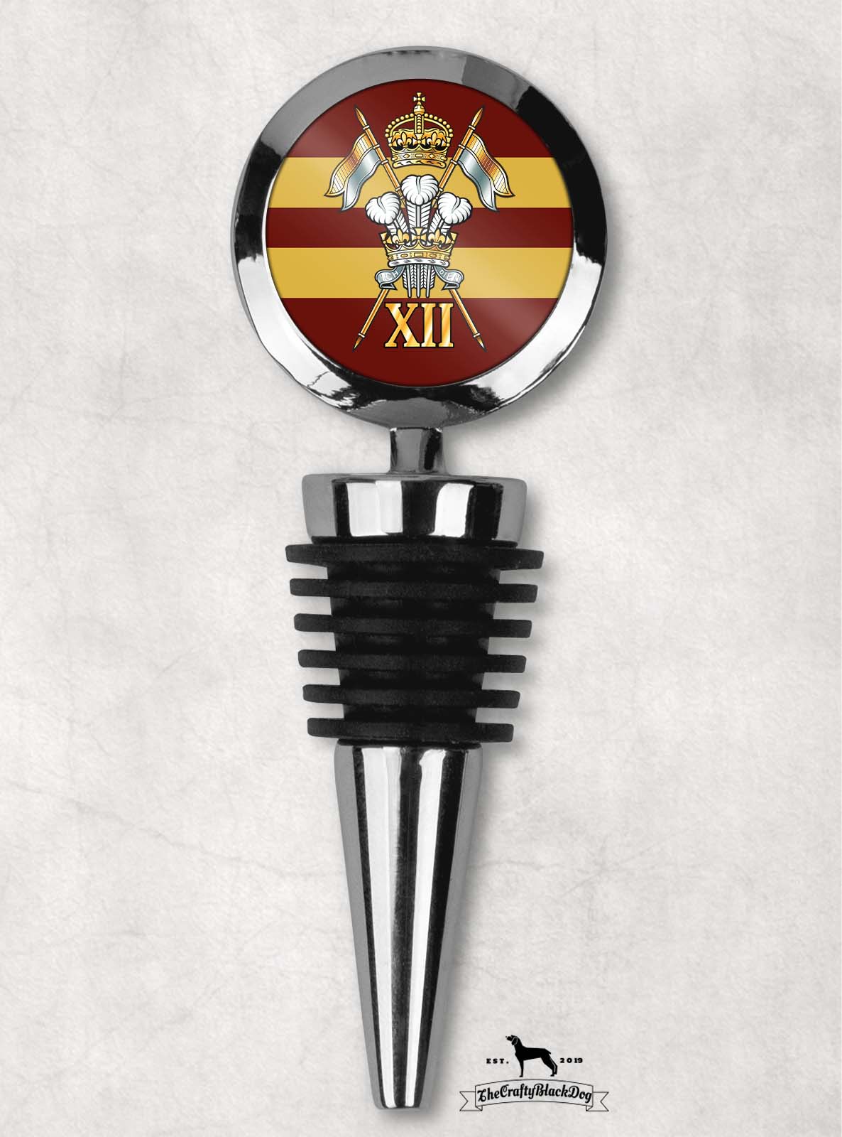 12th Royal Lancers - Wine Bottle Stopper