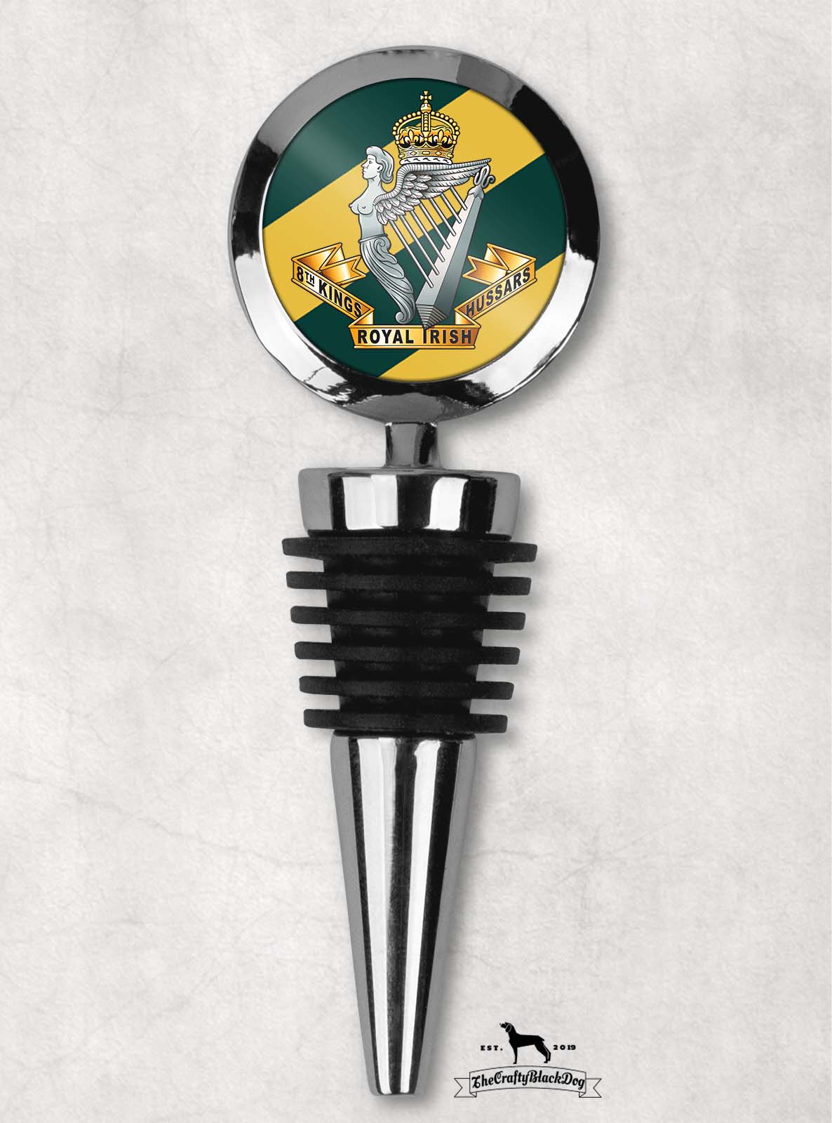 8th Kings Royal Irish Hussars - Wine Bottle Stopper
