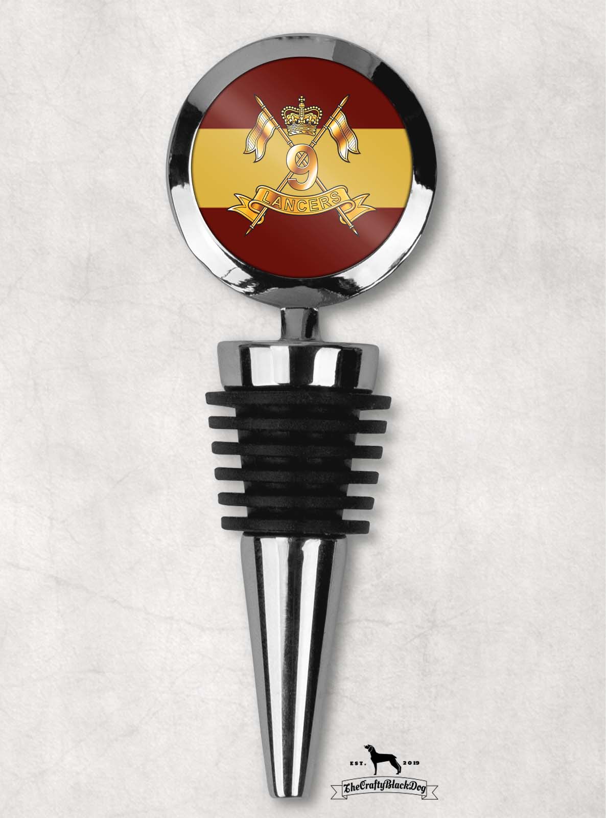 9th Queen's Royal Lancers - Wine Bottle Stopper