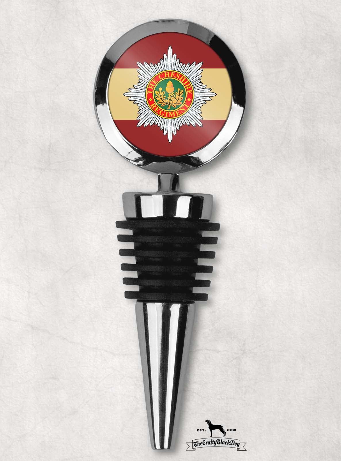 Cheshire Regiment - Wine Bottle Stopper
