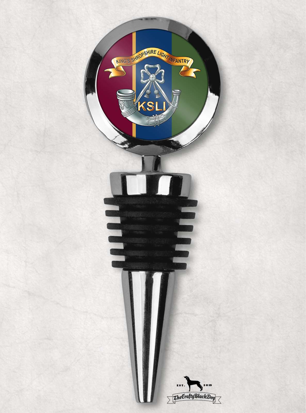 The King's Shropshire Light Infantry - Wine Bottle Stopper