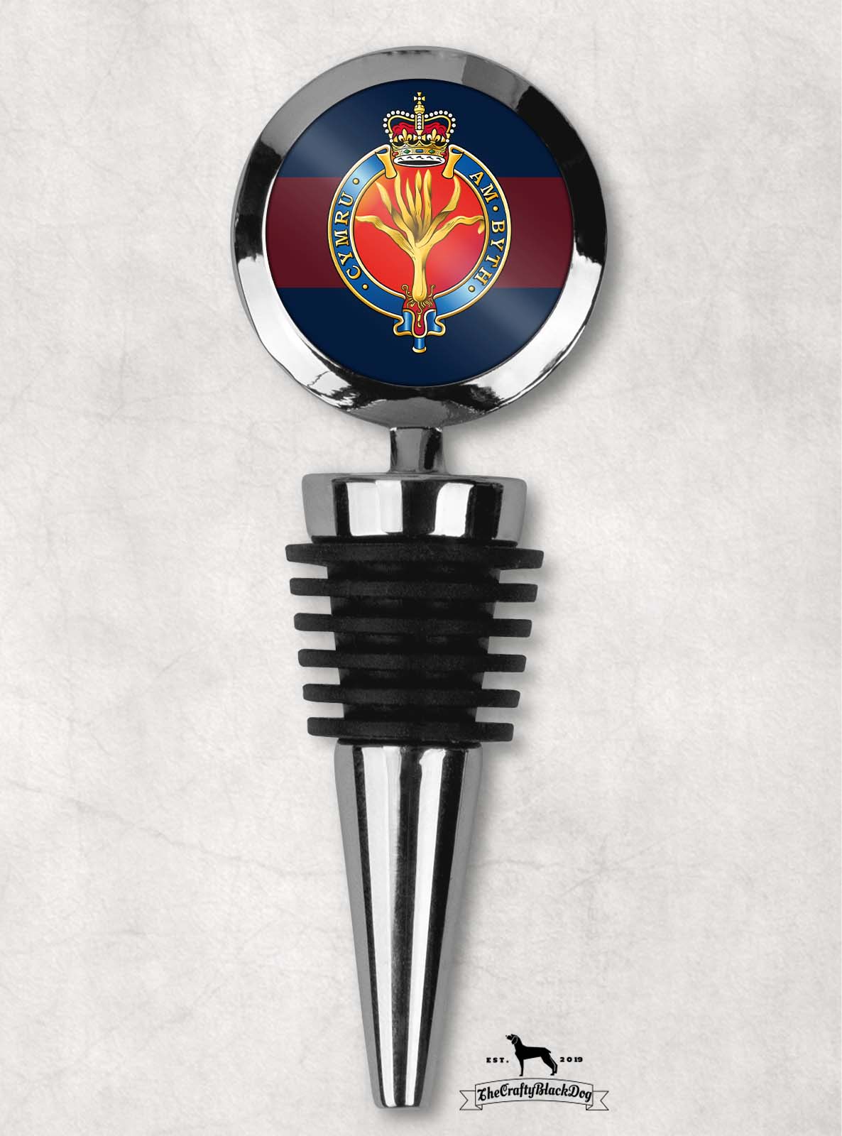 Welsh Guards Cypher - Wine Bottle Stopper