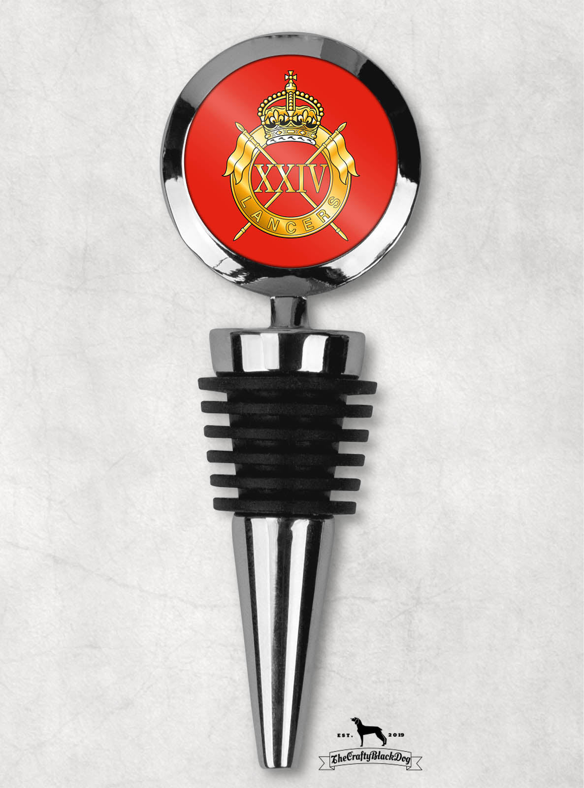 24th Lancers - Square Key Ring