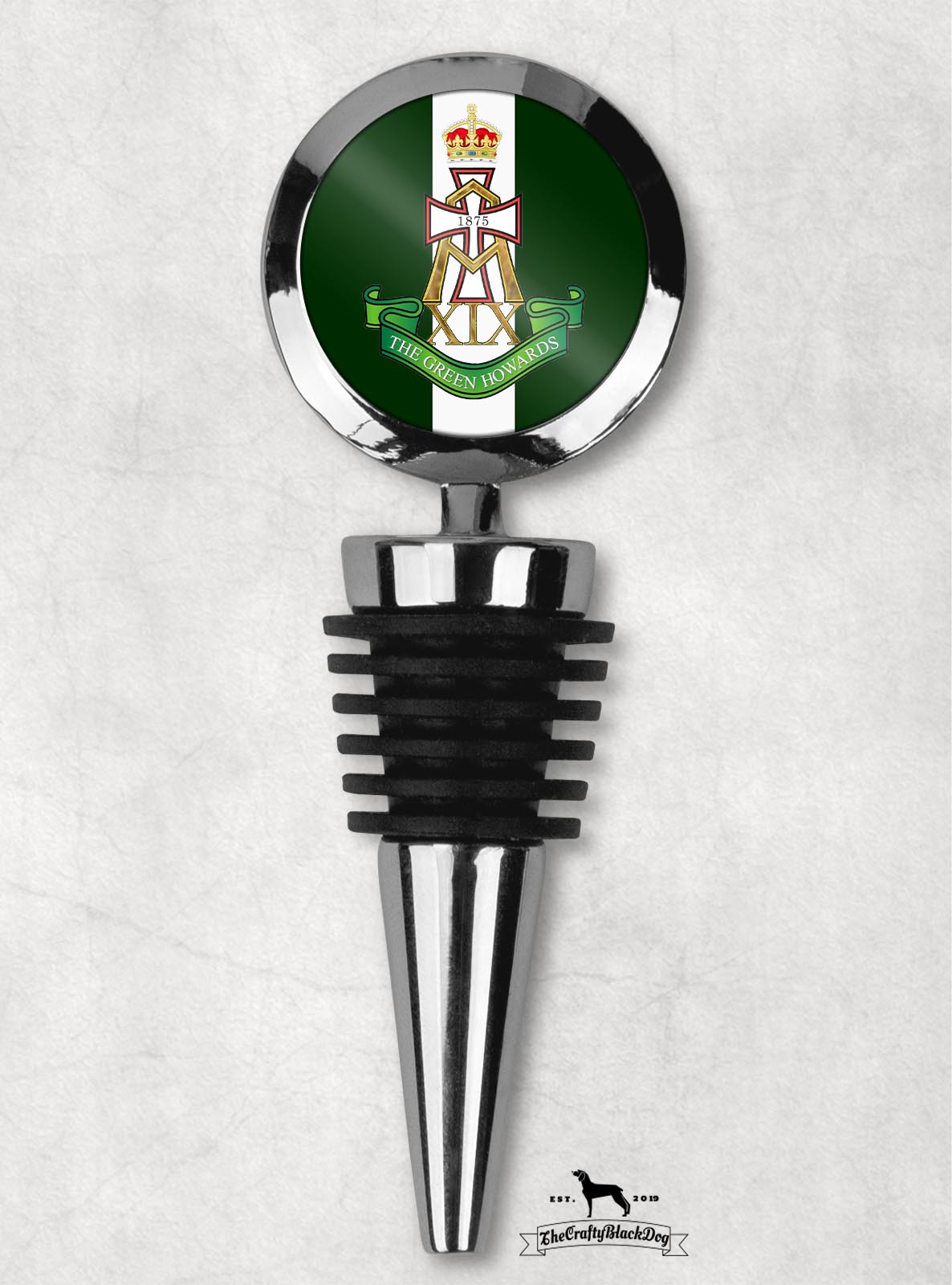Green Howards - Wine Bottle Stopper