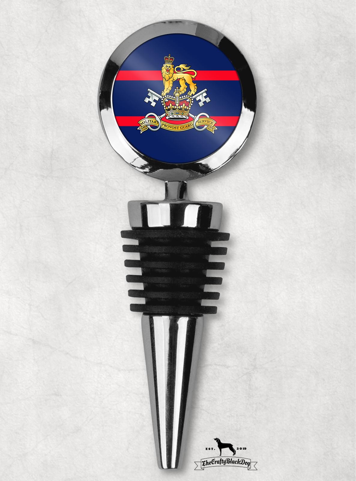 Military Provost Guard Service - Wine Bottle Stopper