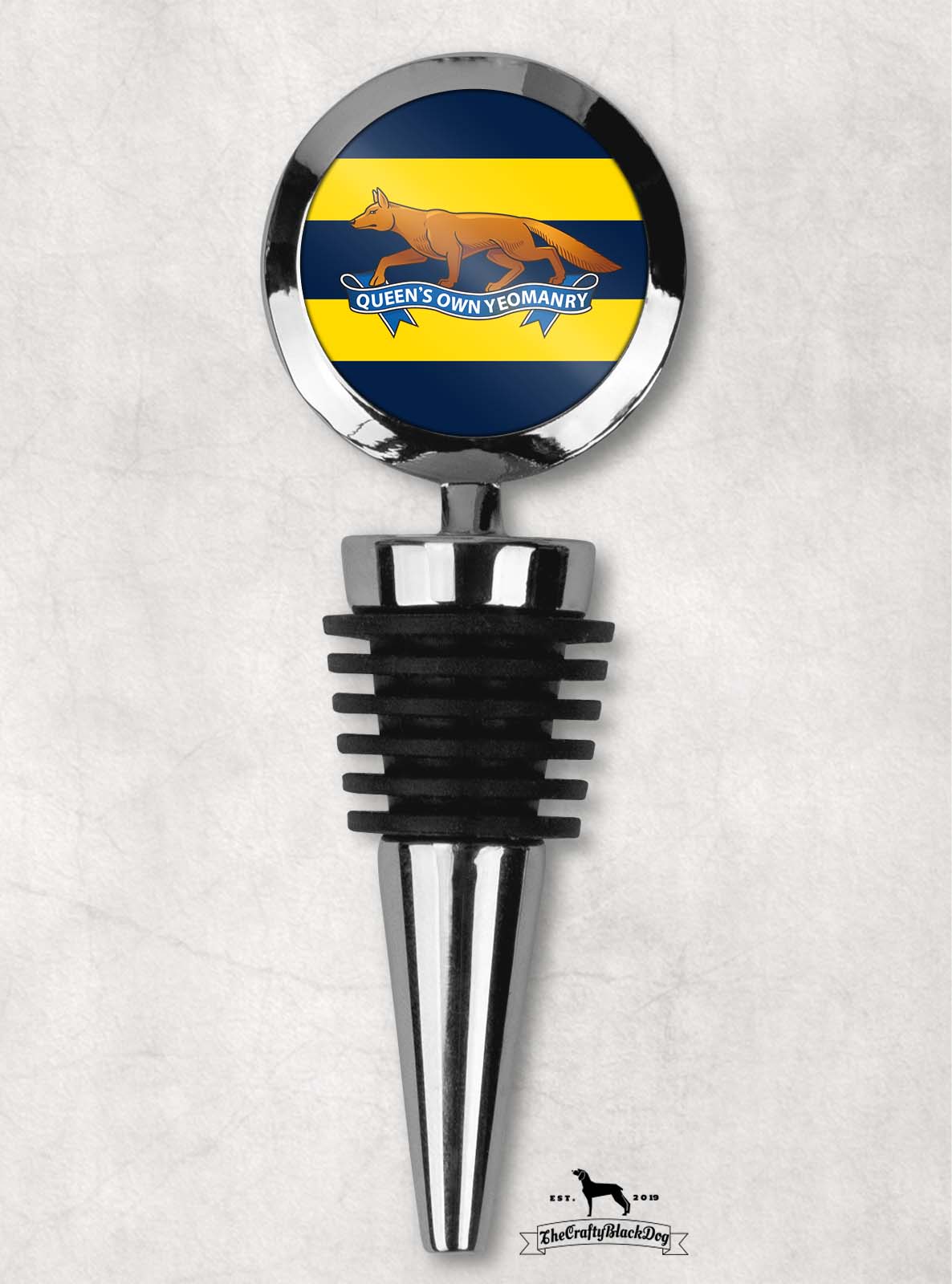 Queen's Own Yeomanry - Wine Bottle Stopper