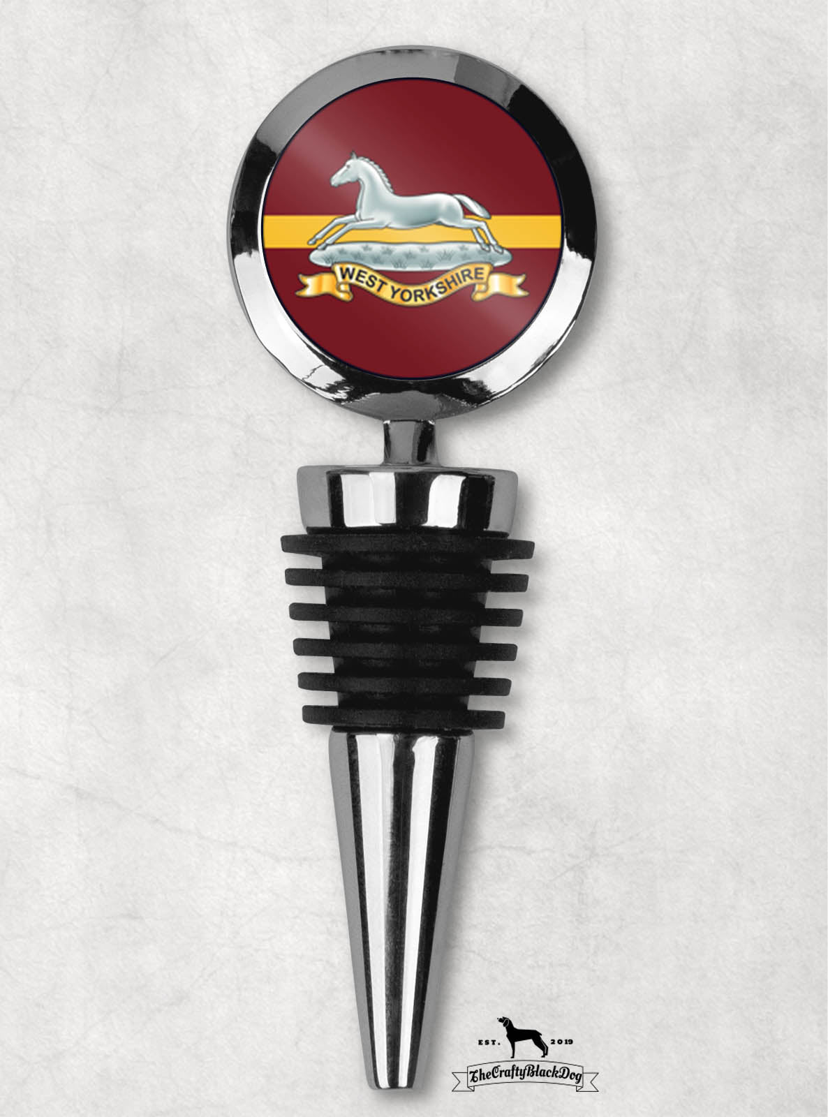 West Yorkshire Regiment - Wine Bottle Stopper
