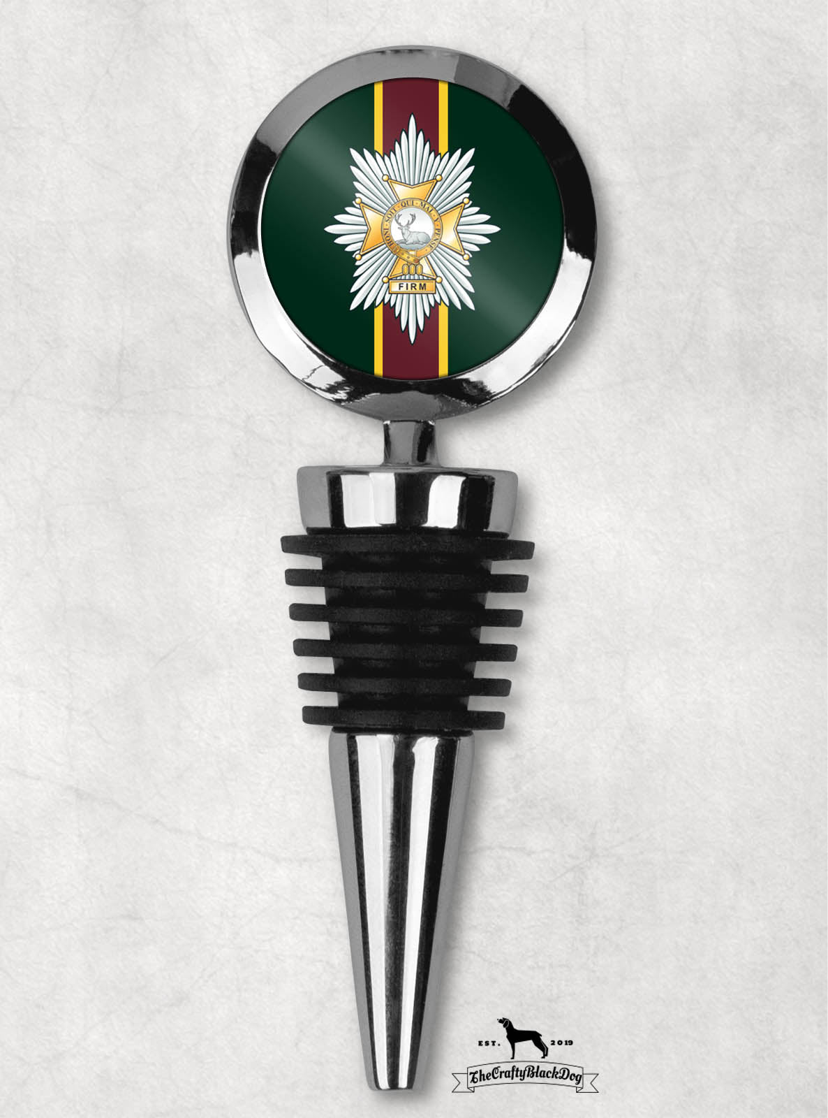 Worcestershire and Sherwood Foresters Regiment - Wine Bottle Stopper