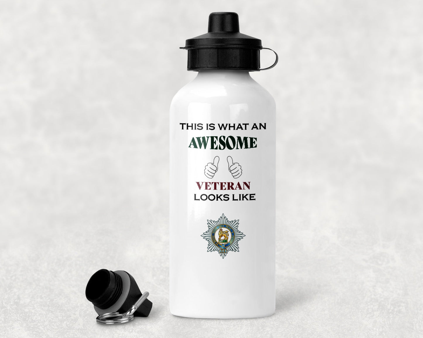 Worcestershire Regiment - Veteran - Aluminium Water Bottle
