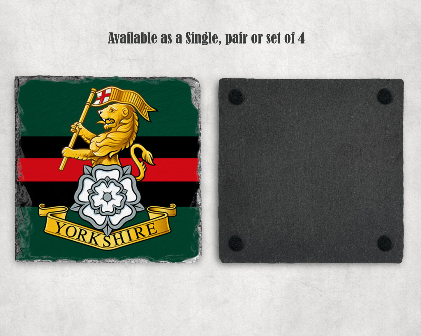Royal Yorkshire Regiment - Slate Coaster