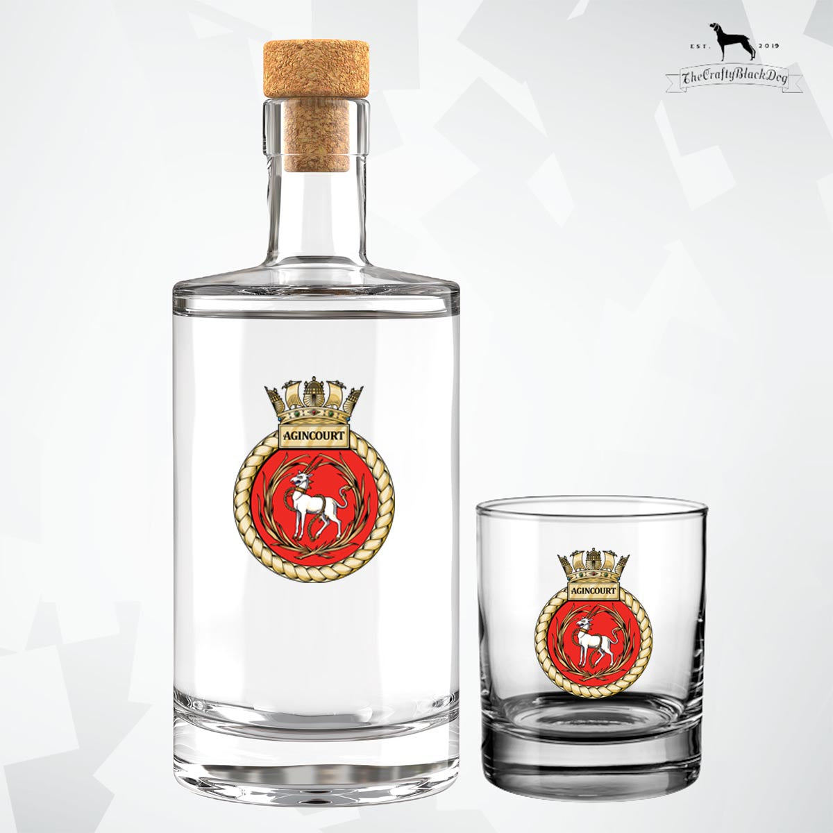 HMS Agincourt - Fill Your Own Spirit Bottle