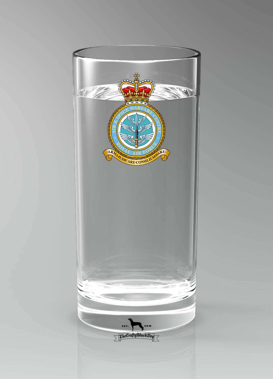 Air & Space Warfare Training Centre RAF - Straight Gin/Mixer/Water Glass