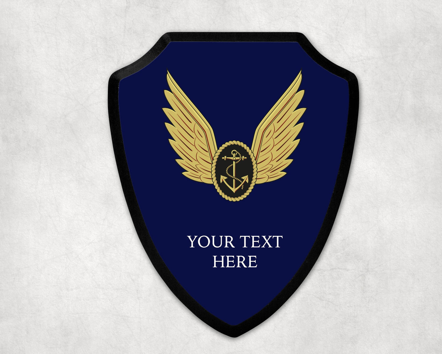 Royal Navy Aircrewman Wings - Royal Navy Printed Wall Shield