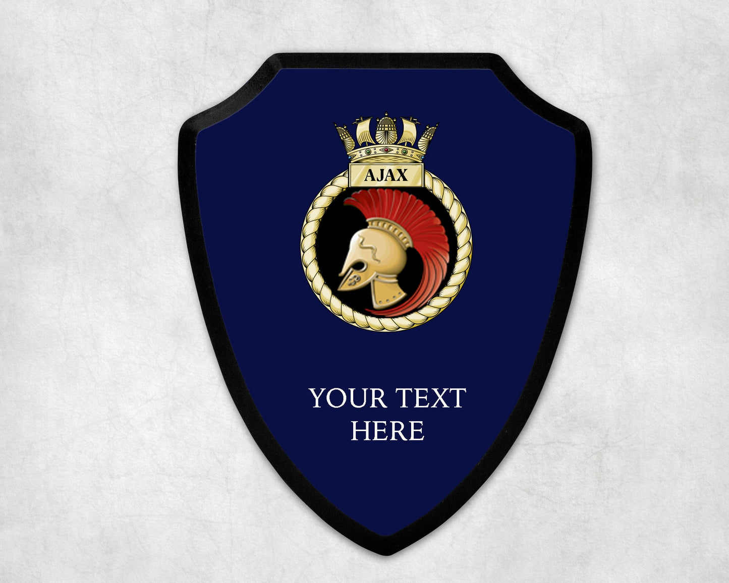 HMS Ajax - Royal Navy Printed Wall Shield