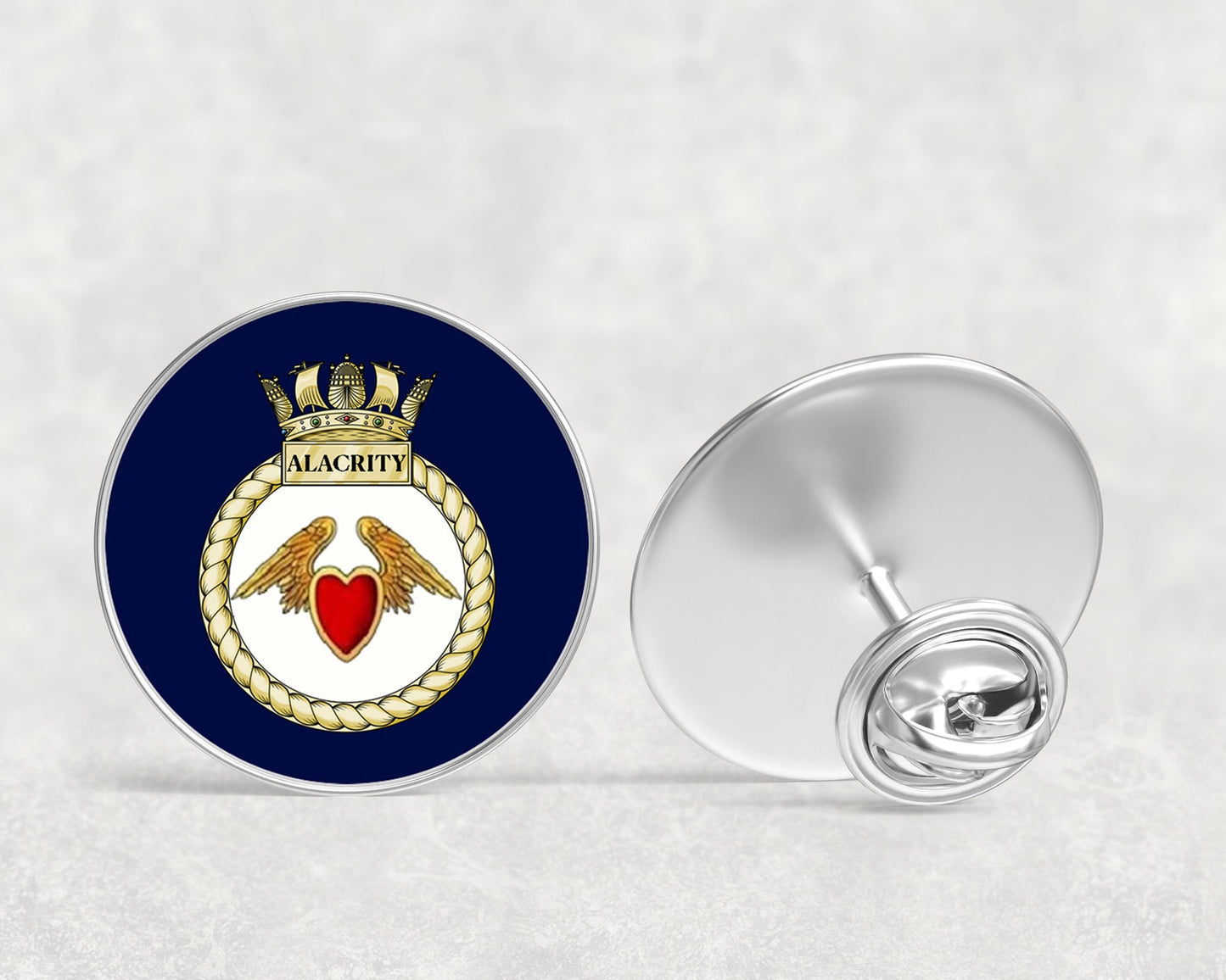 HMS Alacrity - Lapel Pin