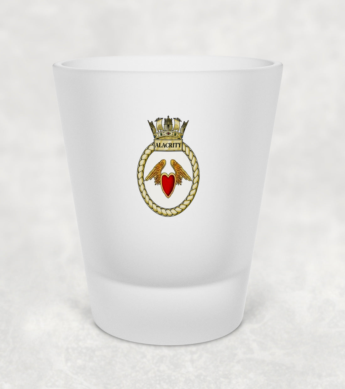 HMS Alacrity - Shot Glass