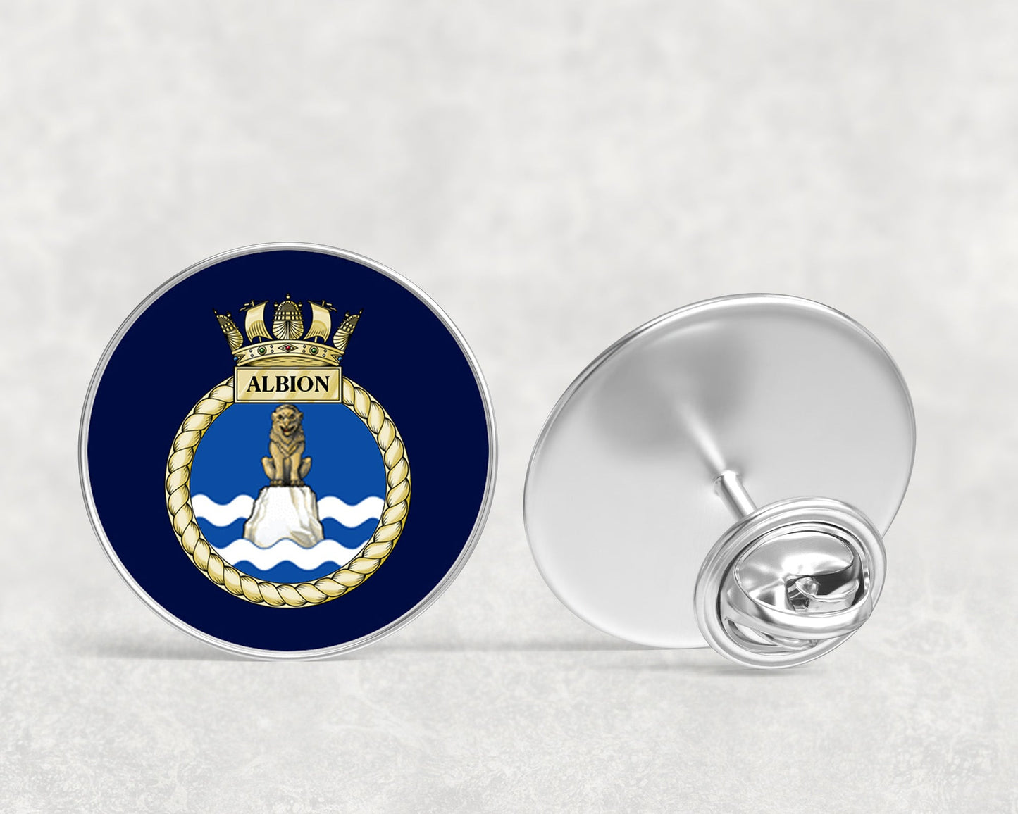 HMS Albion - Lapel Pin