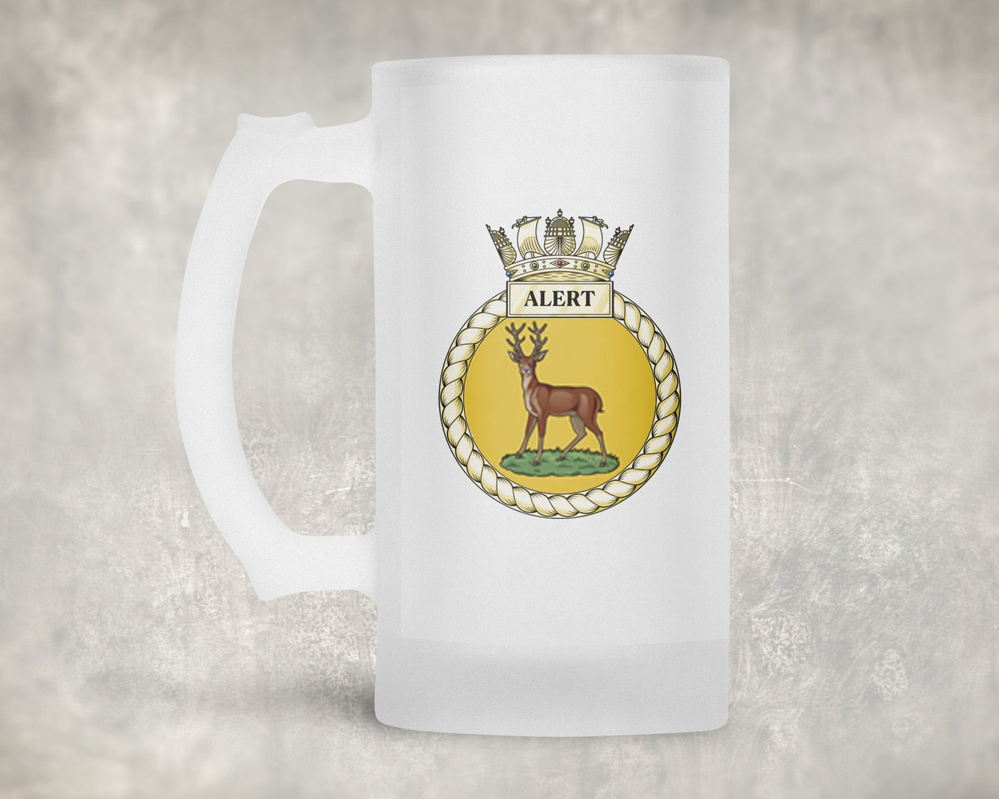HMS Alert - Frosted Stein/Tankard/Beer Mug - Frosted Stein/Tankard/Beer Mug