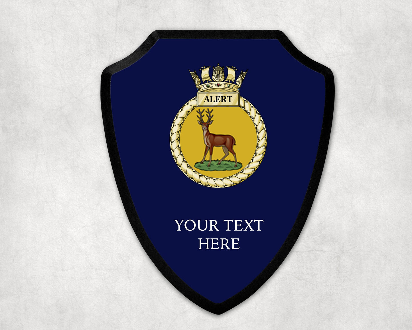 HMS Alert - Royal Navy Printed Wall Shield