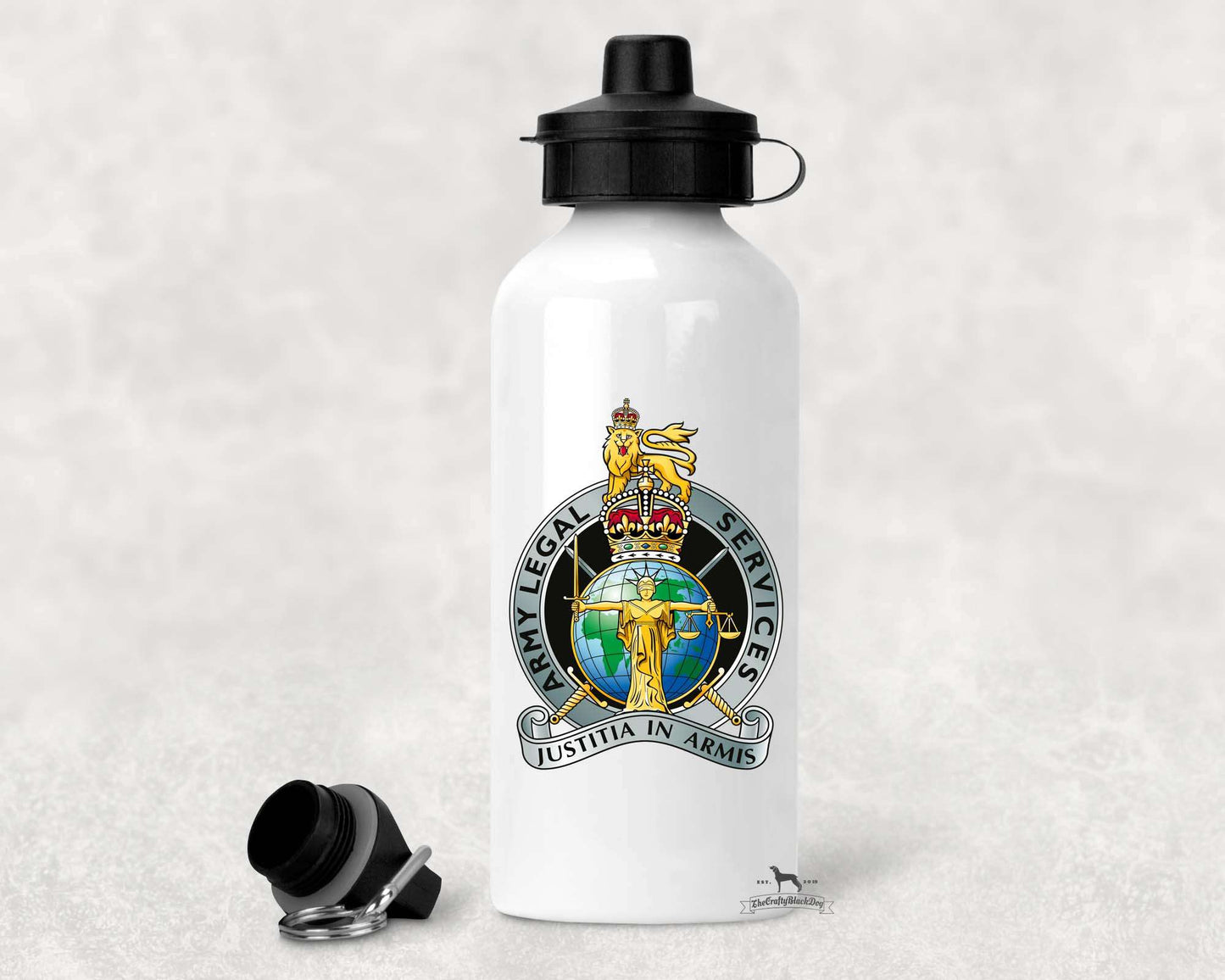 Army Legal Services - ALUMINIUM WATER BOTTLE (New King's Crown)