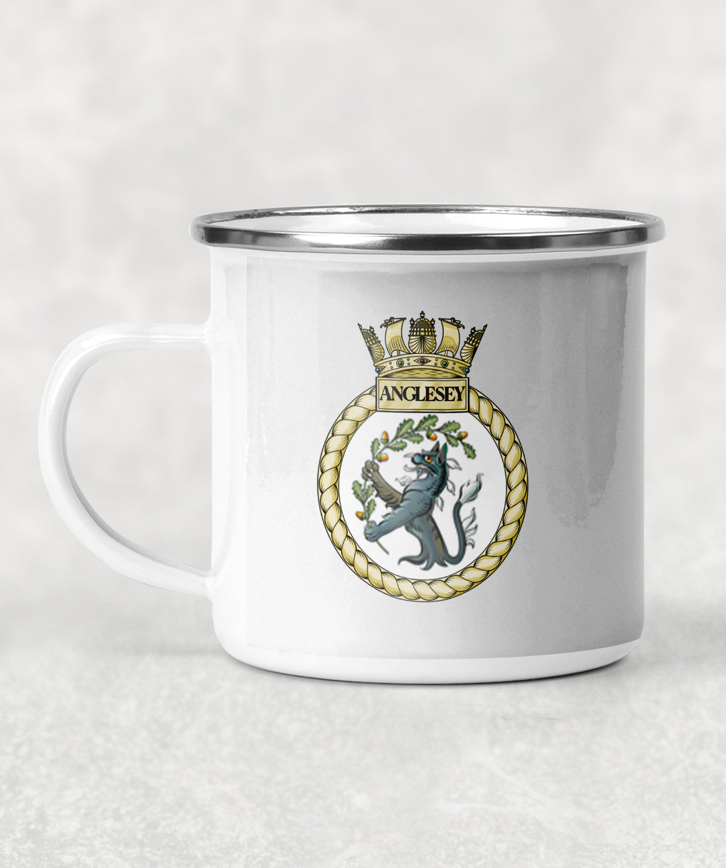 HMS Anglesey - Enamel Mug
