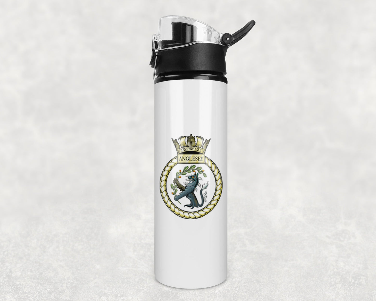 HMS Anglesey - Flip Top Water Bottle