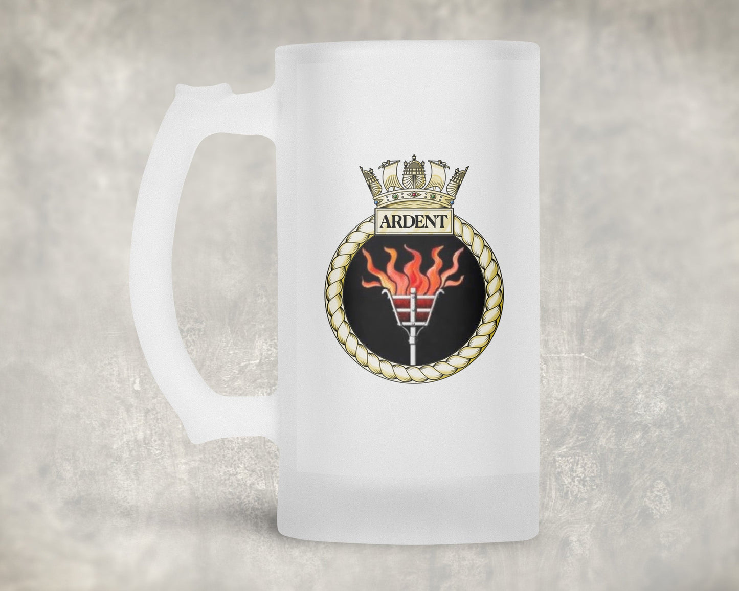 HMS Ardent - Frosted Stein/Tankard/Beer Mug - Frosted Stein/Tankard/Beer Mug