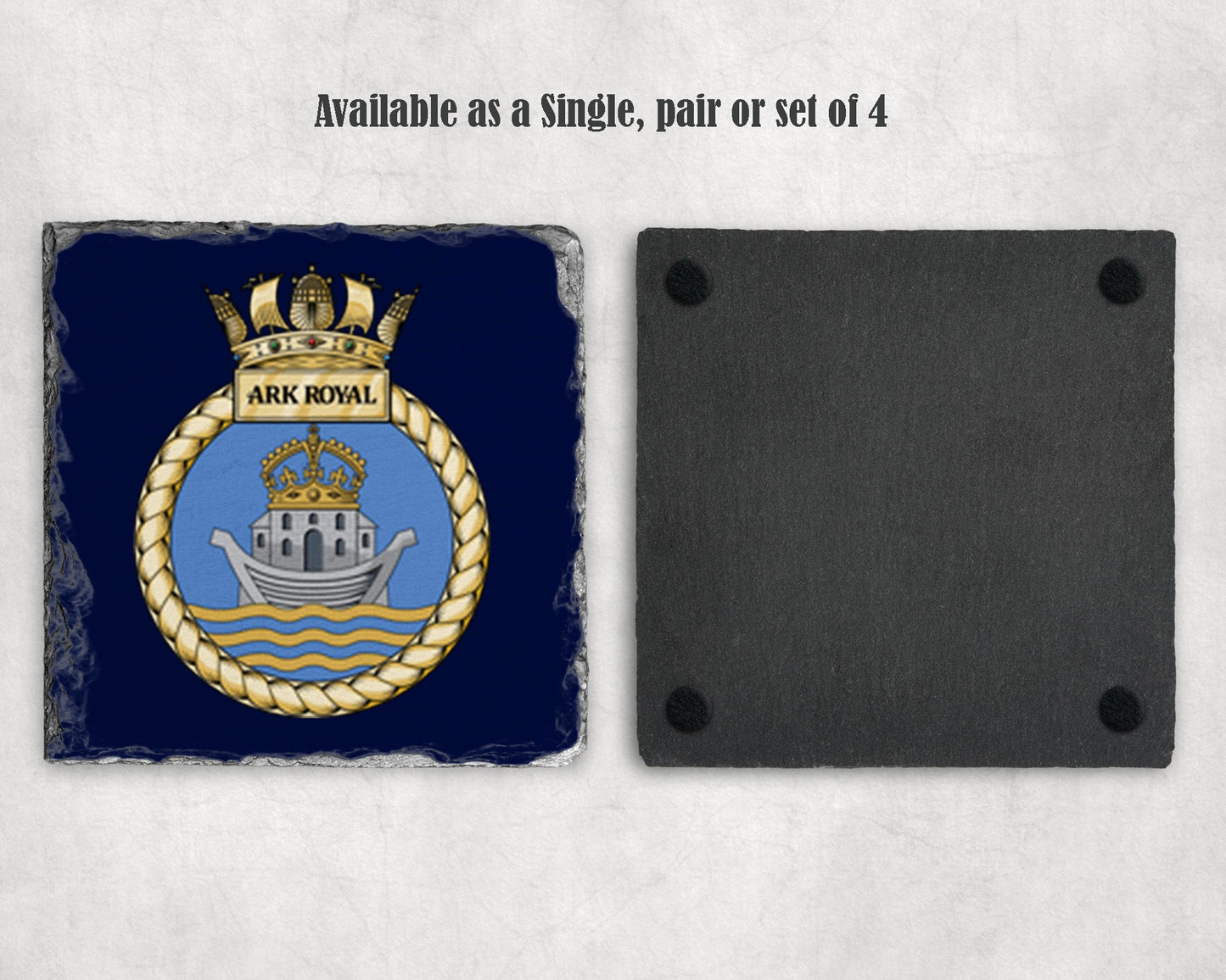 HMS Ark Royal - Slate Coaster