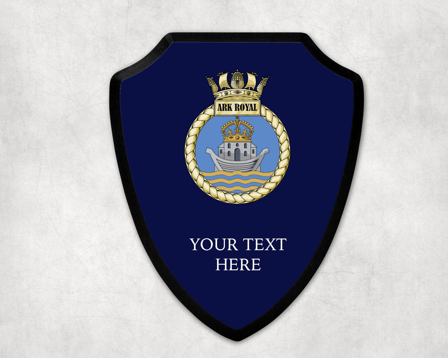 HMS Audacious - Royal Navy Printed Wall Shield