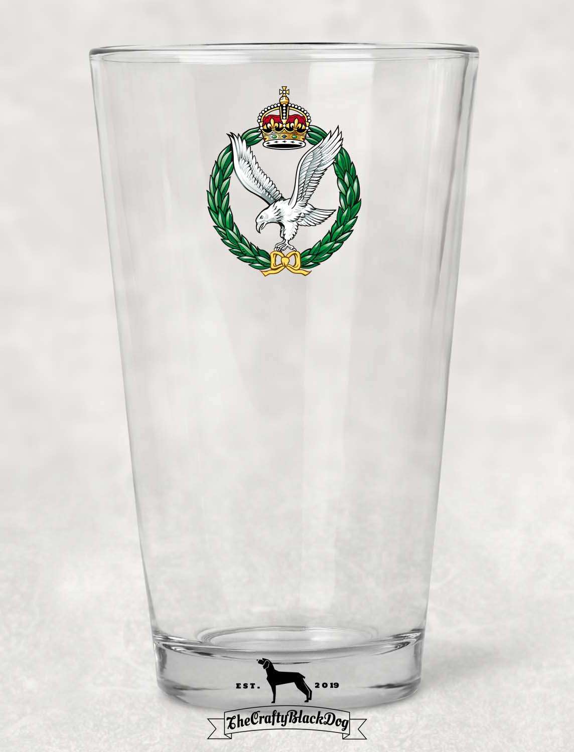 Army Air Corps - Pint Glass (New King's Crown)